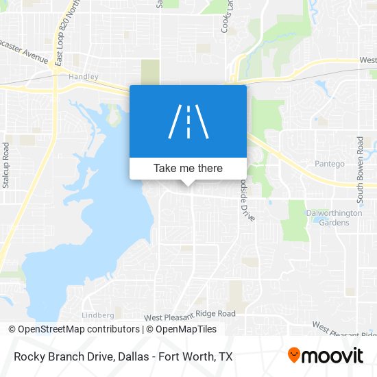 Rocky Branch Drive map