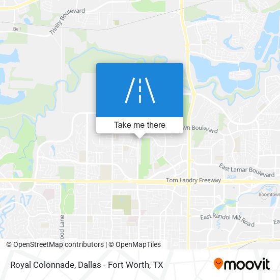 Royal Colonnade map
