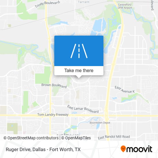 Mapa de Ruger Drive