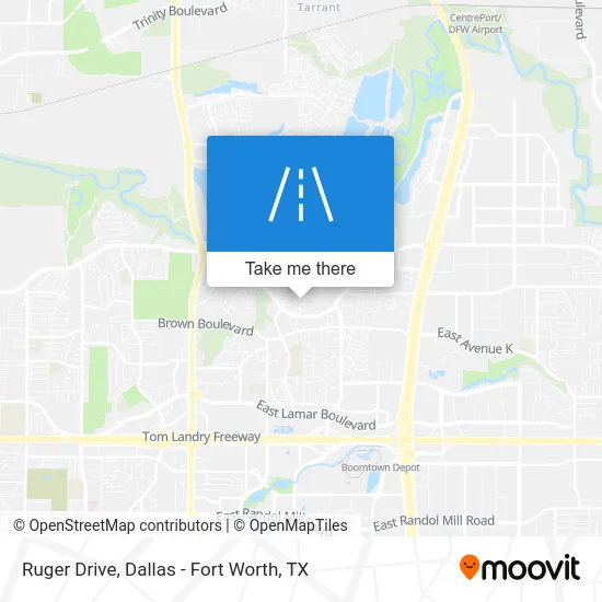 Ruger Drive map