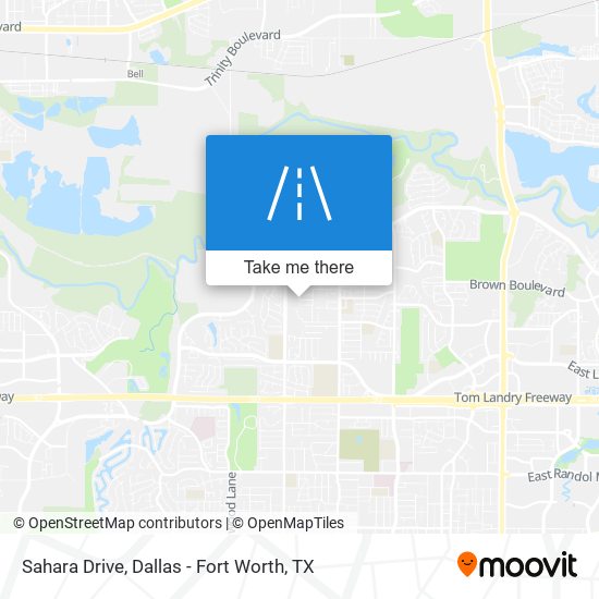 Sahara Drive map