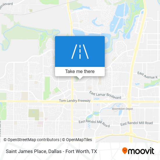 Saint James Place map
