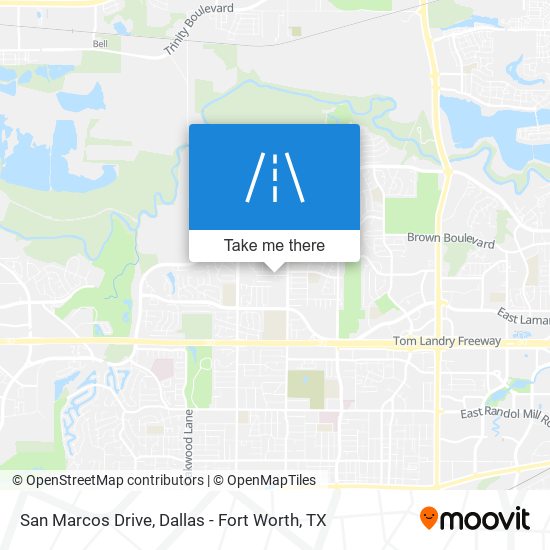 San Marcos Drive map
