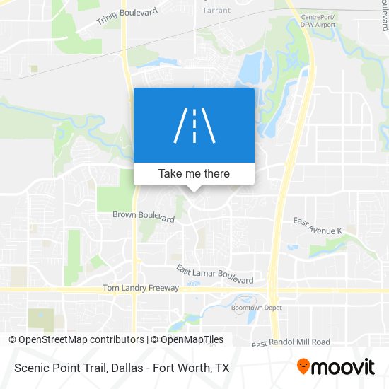 Mapa de Scenic Point Trail