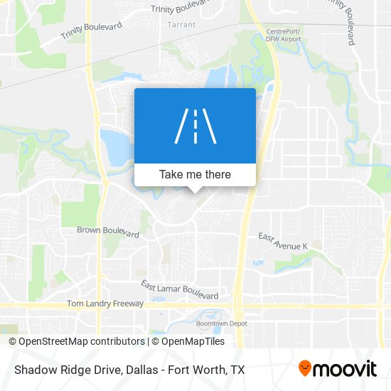 Shadow Ridge Drive map