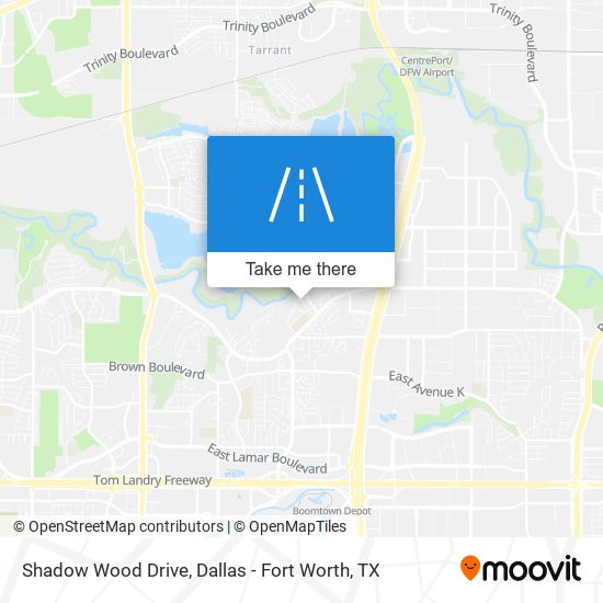 Shadow Wood Drive map