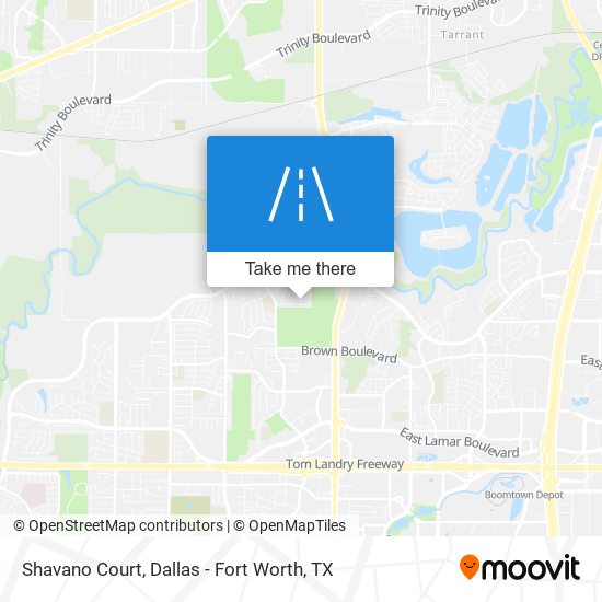 Shavano Court map