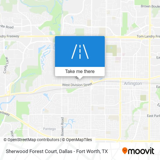 Mapa de Sherwood Forest Court