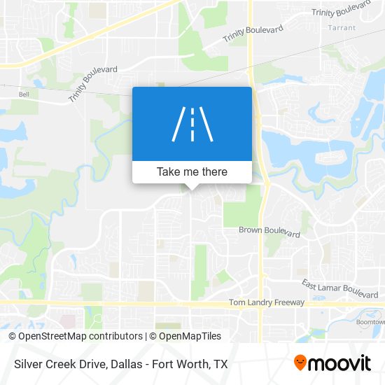Mapa de Silver Creek Drive