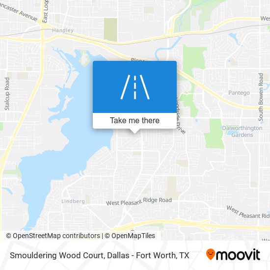 Smouldering Wood Court map