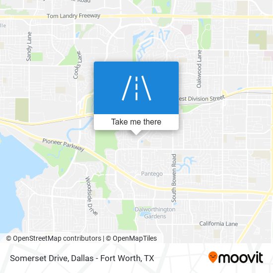 Somerset Drive map