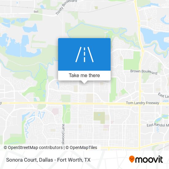 Sonora Court map