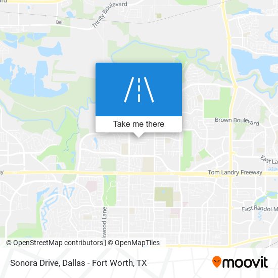 Mapa de Sonora Drive