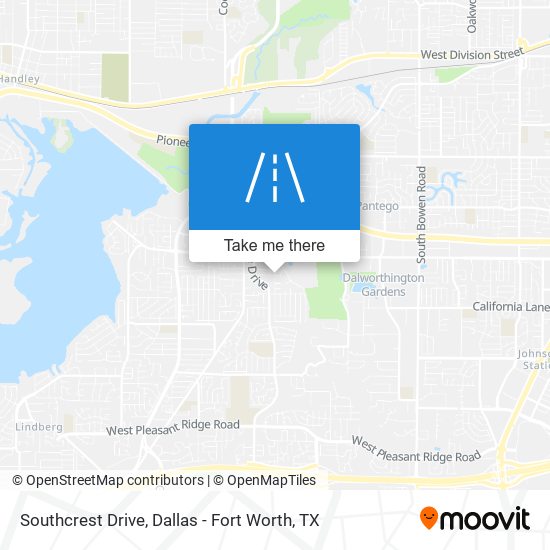 Southcrest Drive map