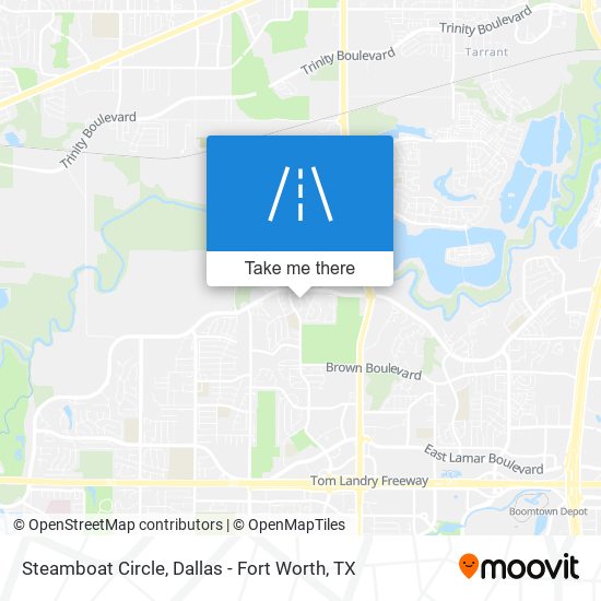 Steamboat Circle map