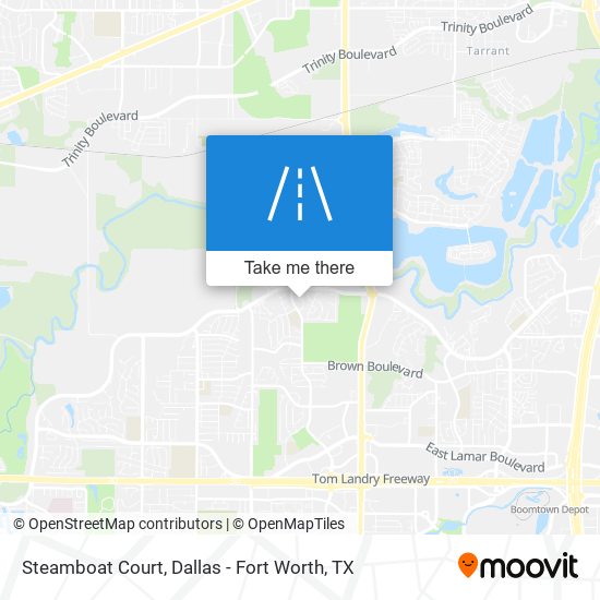 Steamboat Court map