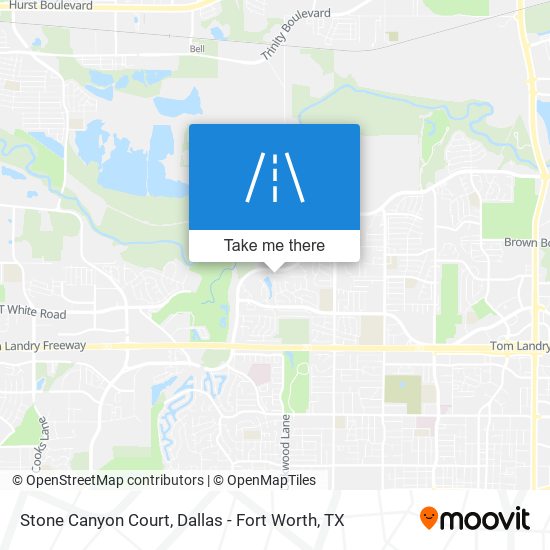 Stone Canyon Court map