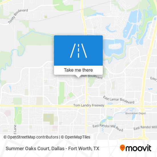 Summer Oaks Court map