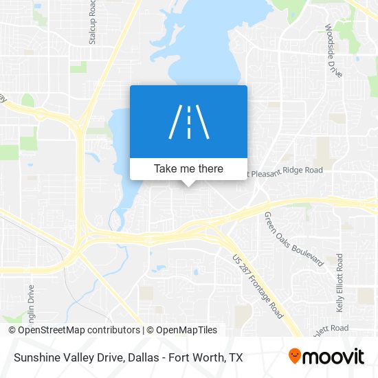 Sunshine Valley Drive map