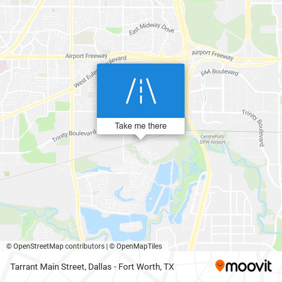 Tarrant Main Street map