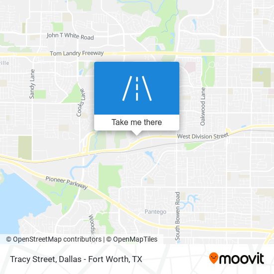 Tracy Street map