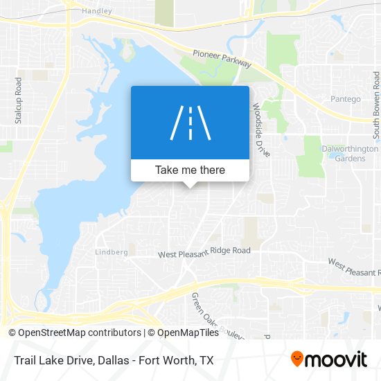 Trail Lake Drive map