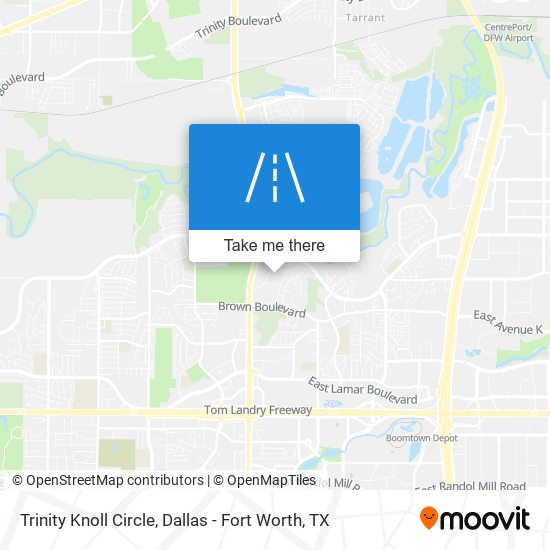 Trinity Knoll Circle map