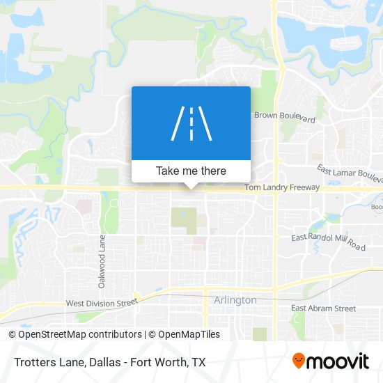 Trotters Lane map