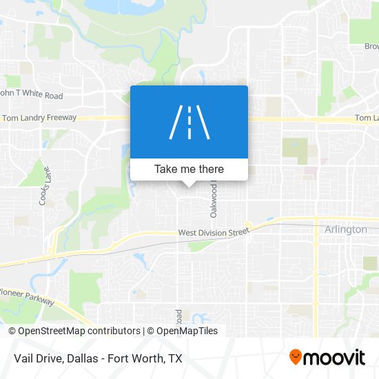 Vail Drive map