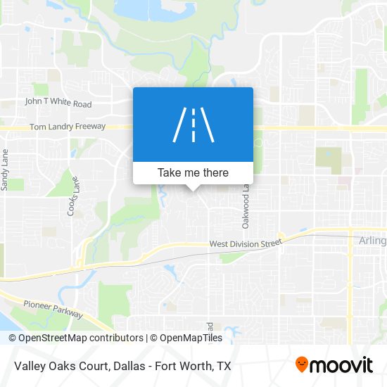 Valley Oaks Court map
