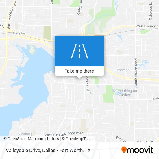 Valleydale Drive map