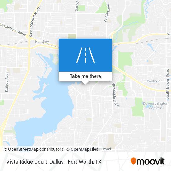 Vista Ridge Court map