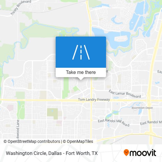 Washington Circle map