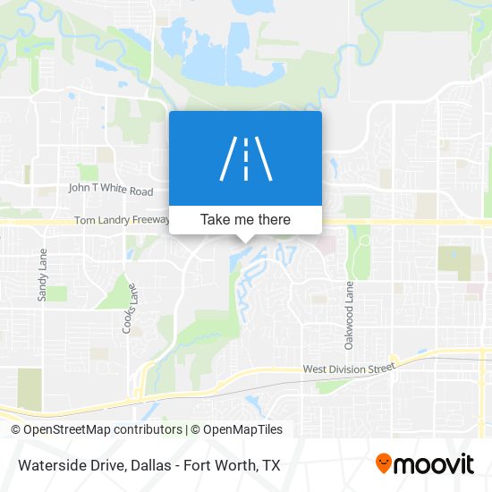 Mapa de Waterside Drive