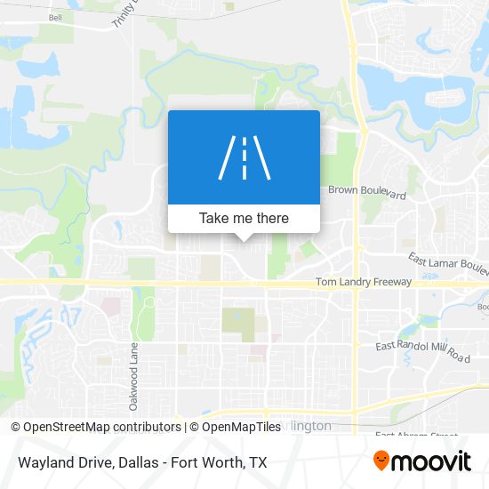 Wayland Drive map