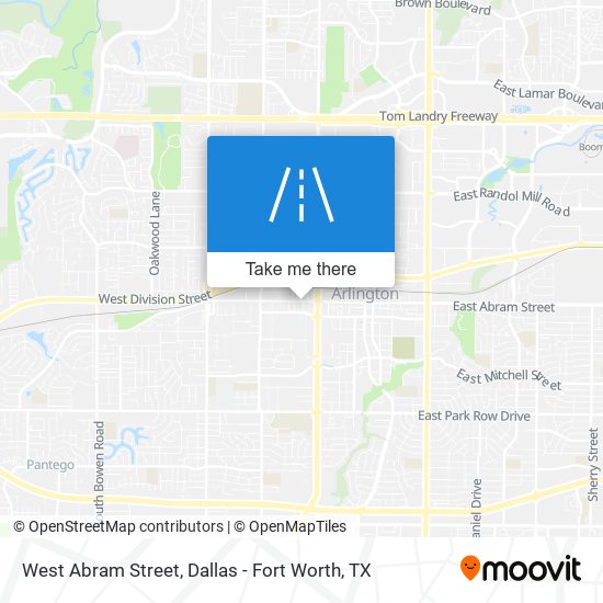 Mapa de West Abram Street