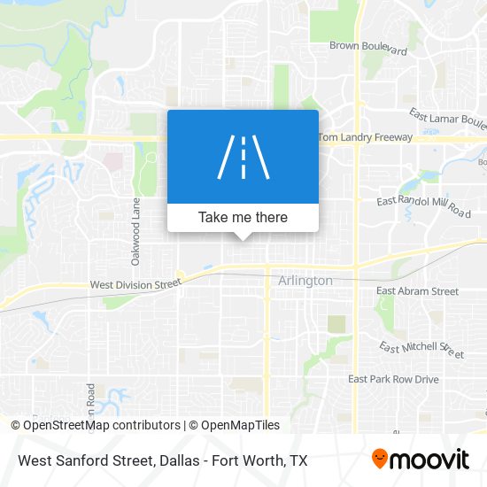 West Sanford Street map