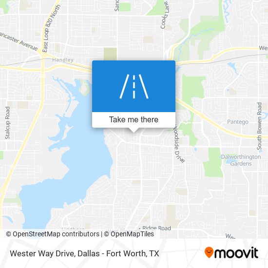 Wester Way Drive map