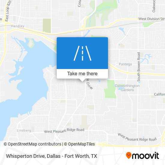Whisperton Drive map