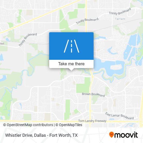 Whistler Drive map