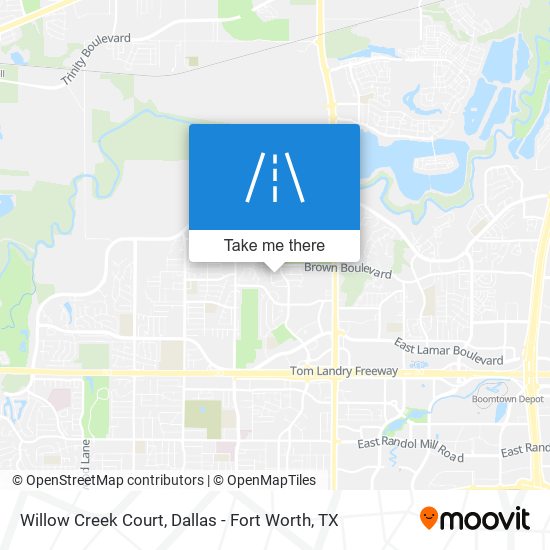 Mapa de Willow Creek Court