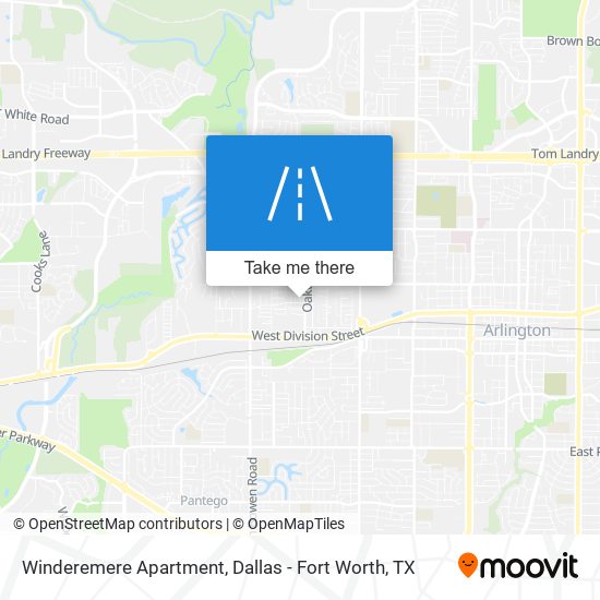 Mapa de Winderemere Apartment