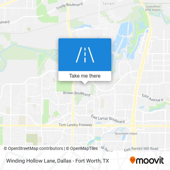 Mapa de Winding Hollow Lane