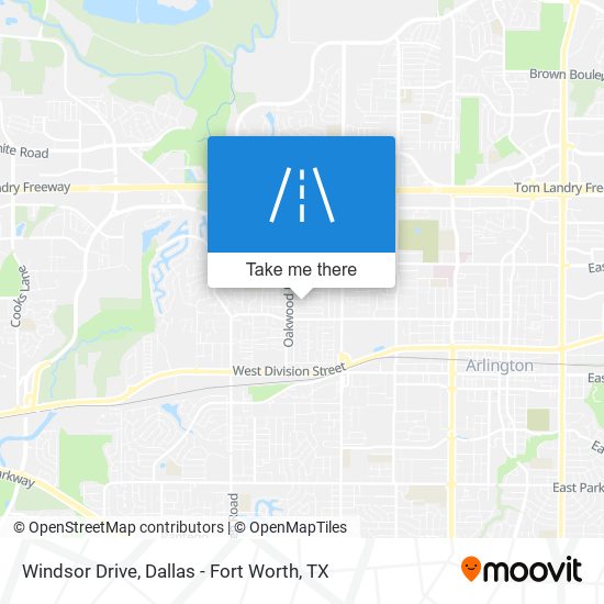 Windsor Drive map