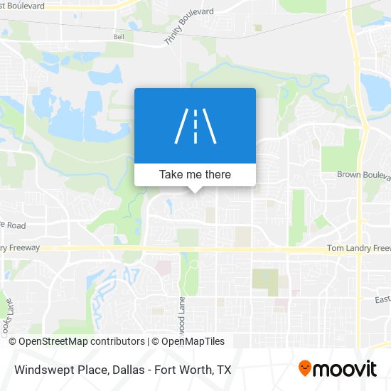 Windswept Place map