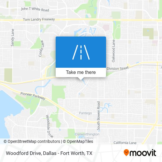 Woodford Drive map