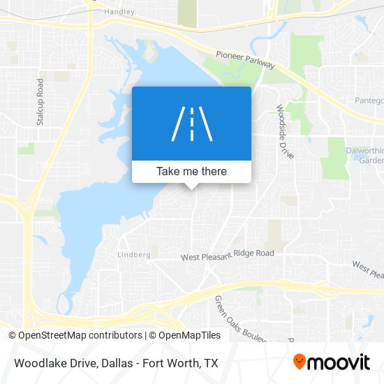 Woodlake Drive map