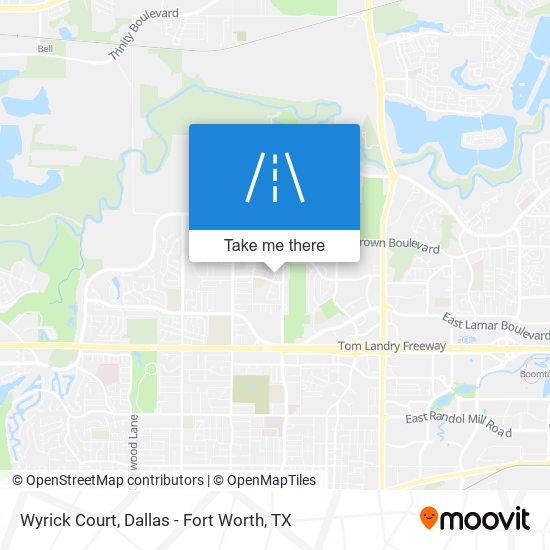 Wyrick Court map