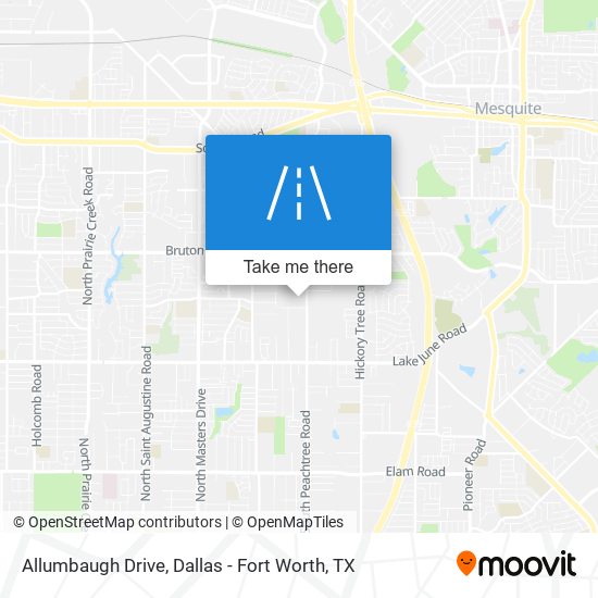 Allumbaugh Drive map