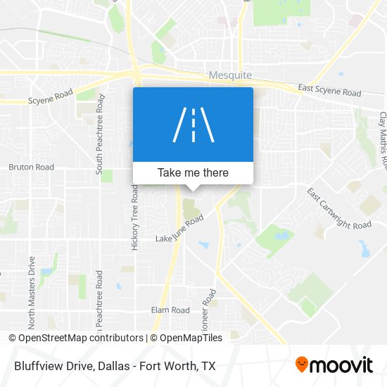 Bluffview Drive map